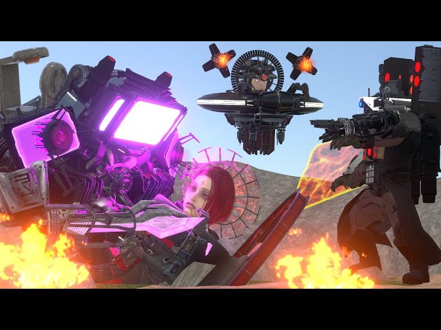 Skibidi War: Titan TV Man AndTitan Camera Speaker Vs Astro
