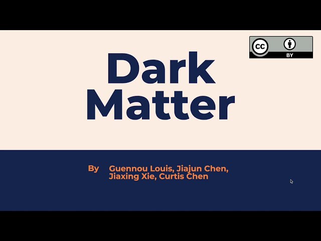 Dark Matter — How Do We Know It Exists?