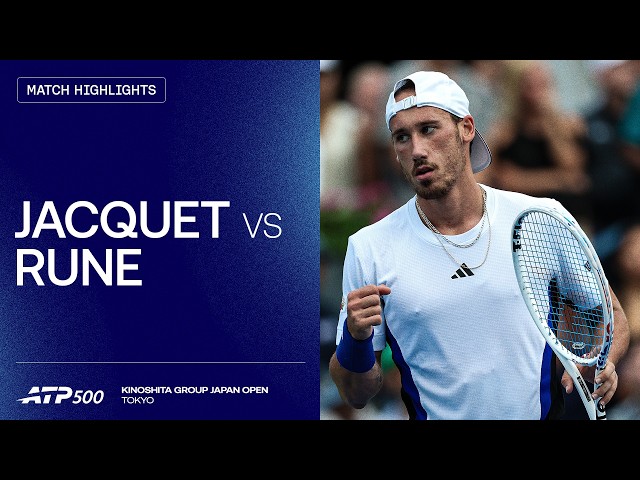 Kyrian Jacquet vs Holger Rune Highlights | Tokyo 2026 Round 1