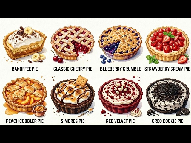 Every Pie Explained in 8 Minutes