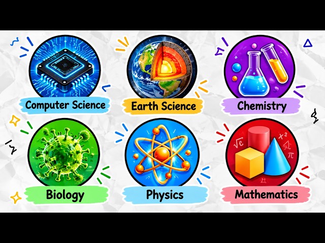 PhysicsAll Branches of Science Explained in Just 9 Minutes!