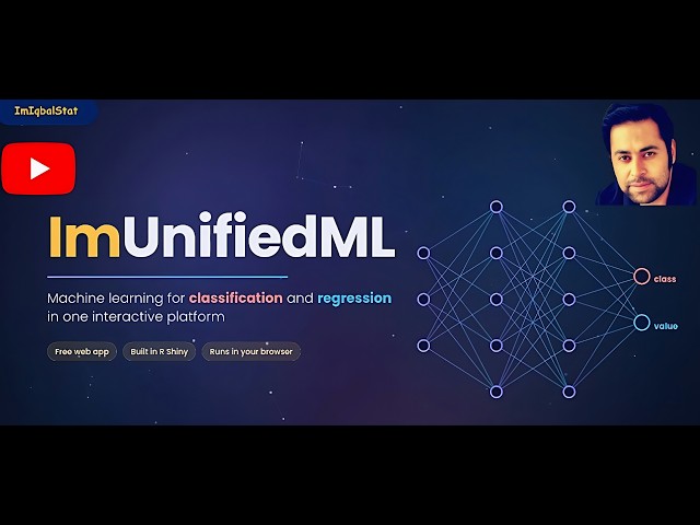 ImUnifiedML : Machine learning for classification & regression in one interactive web based platform