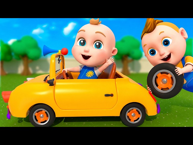 Wheels On The Bus - Wheels On The Car - Puzzle Song | Baby Bon Bon - Nursery Rhymes & Baby Song