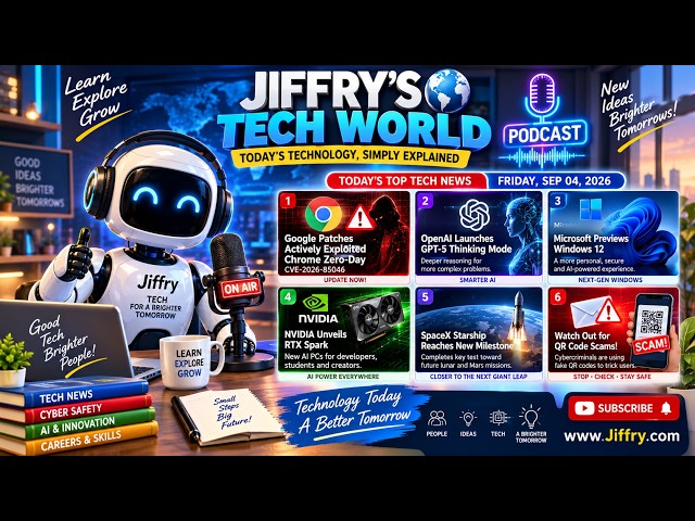 🚀 Tech News | [Sept 10th 2026] | Jiffry’s Tech World 🤖