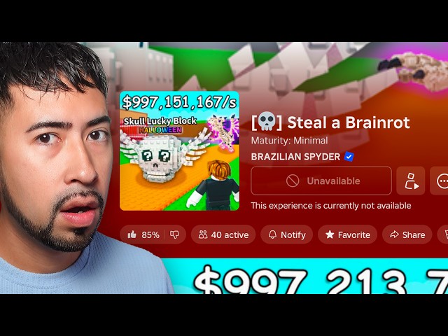 Steal a Brainrot is DOWN...