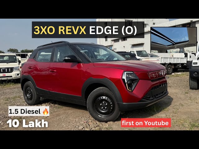 New Xuv 3XO Revx Edge (O) 🔥 Diesel 2026 Panoramic Sunroof 😍 First on Youtube