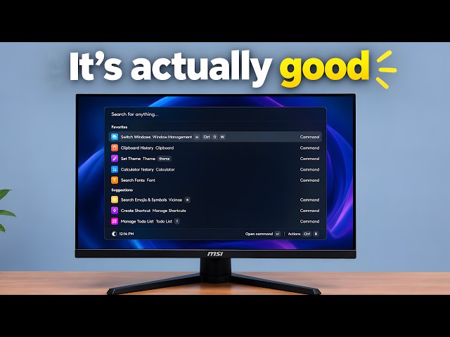 This Raycast Alternative Is Actually GOOD