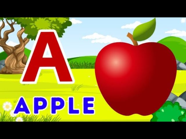 Apple starts with A — A, A, Apple!” “Can you say it with me? A for Apple!🍎