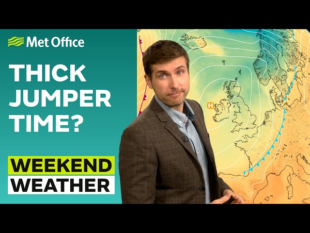 Weekend weather 17/10/2026 – Bright but fresher – Met Office weather forecast UK