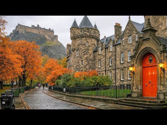 EDINBURGH, SCOTLAND 🇬🇧 — A PEACEFUL STROLL THROUGH SCOTLAND’S MOST BEAUTIFUL CITY | 4K HDR