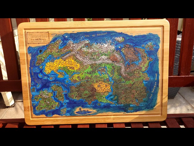 Timelapse Painting - Tamriel and the Summerset Isles - Elder Scrolls