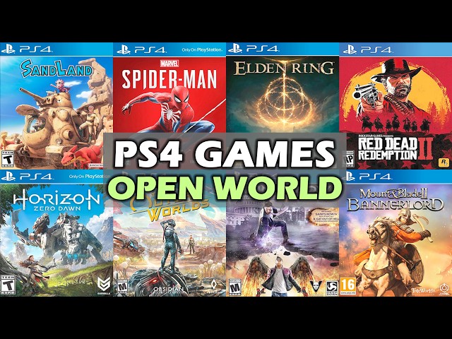 TOP 35 BEST PS4 OPEN WORLD GAMES || PS4 GAMES