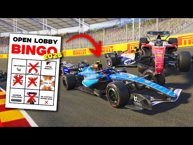 I tried F1 26 OPEN LOBBY BINGO