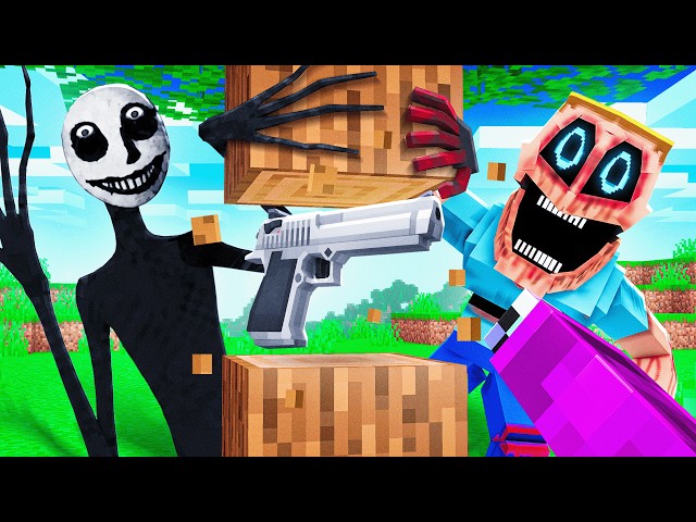 Horror Minecraft, but Drops are Guns...