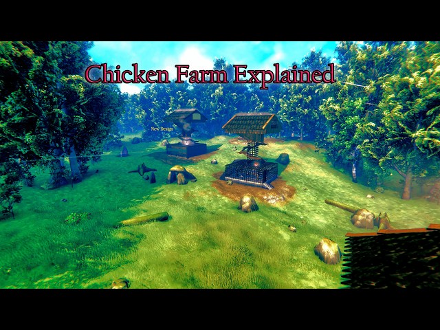 Valheim Chicken Farm Explained: How Breeding & Eggs Actually Work (Back ground music removed)