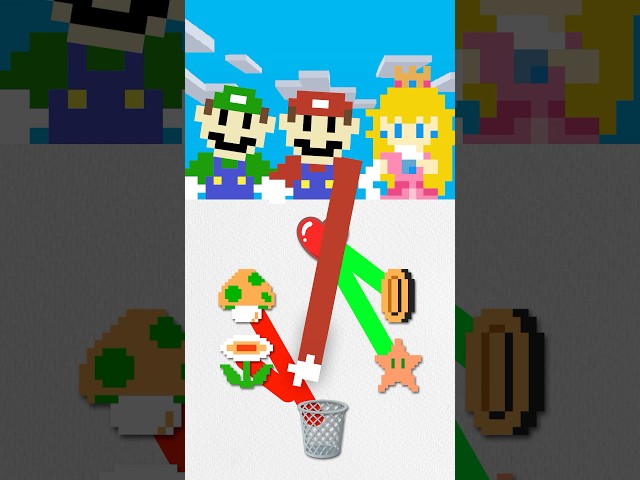 Which Item Will Mario & Friends Choose?! 🍄⭐ #mario #shorts #funny #viral #animation #memes
