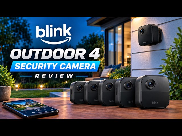 Blink Outdoor 4 Security Camera Review | Best Security Camera for Home 2026!