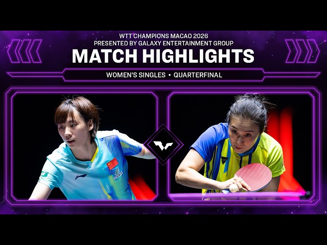 Chen Yi vs Ying Han | WS QF | #WTTMacao 2026