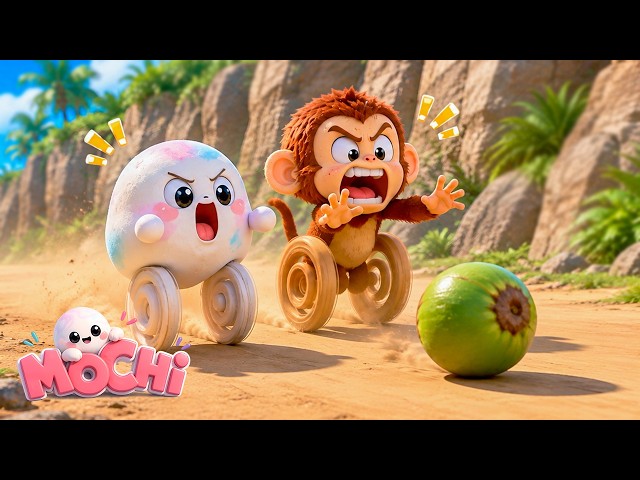 Mochi Cartoons Full Season: Mischievous Little Monkey | Funny Cartoon for Kids