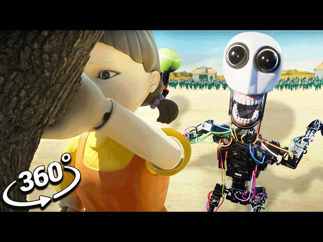 E.L.B.E.R.R  Squid Game Red Light, Green Light ! | 360° VR