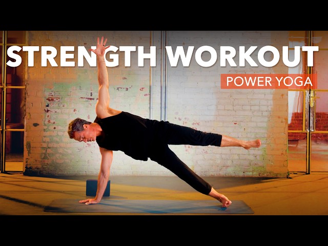 30 Min Full Body Power Yoga | Build Muscle & Strength