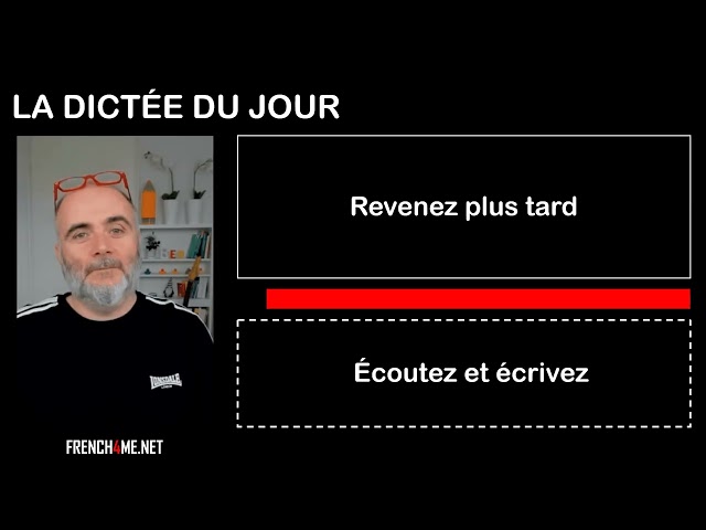 Path to Fluency I Learn French 1 Phrase I Video Exercise I Dictation Exercise for Beginners 🎓 #6