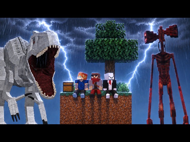 3 Idiots Survive Horror Skyblock [FULL MOVIE]