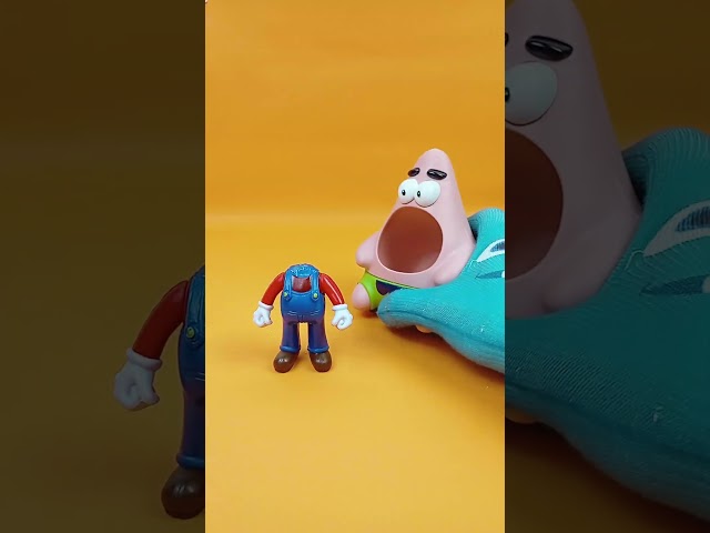 Unboxing Super Mario Bros - Patrick Eat Mario #toys #mario