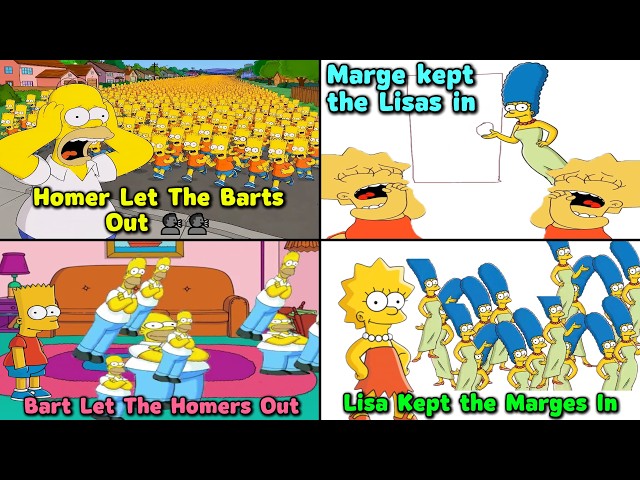 Homer Let The Barts Out Meme Song All Versions