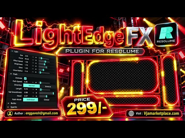 LightEdge FX  - Plugin for Resolume