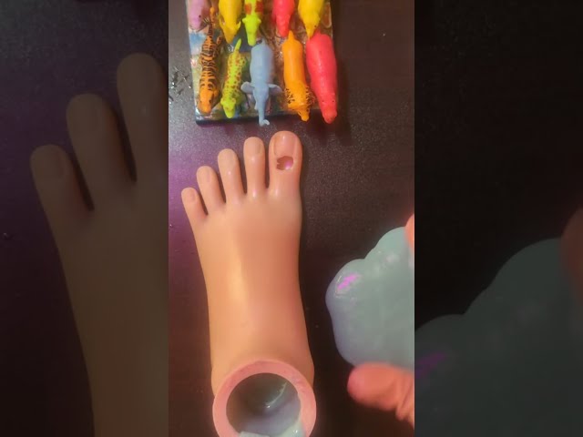 Precision Craft ASMR is live • Super Satisfying Slime Squishing on Foot ASMR Live 🤯🫵