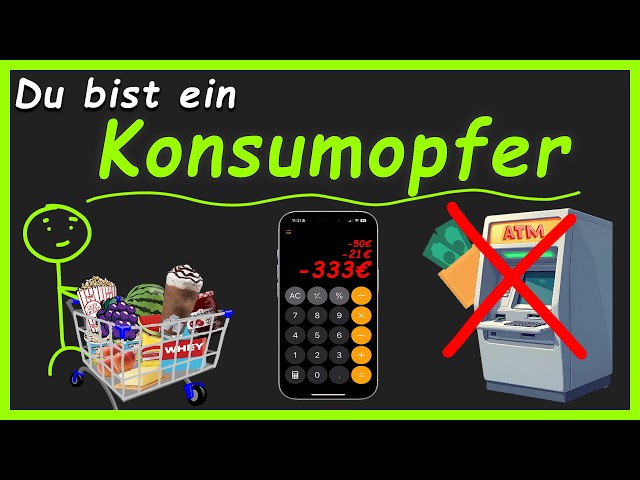 Weniger Geld für Scheiße ausgeben ist ultra einfach.