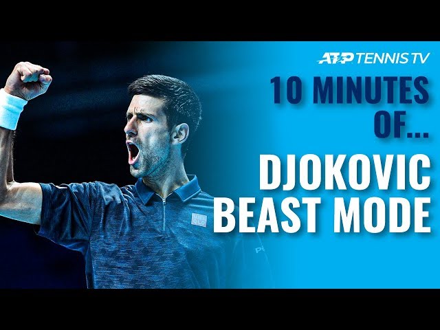 10 MINUTES OF: Novak Djokovic 'Beast Mode' Tennis 🤯