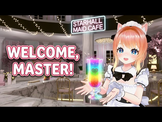 【VRChat】Risu’s Maid Cafe Roleplay | Risu is so cute! 【 Vtuber ASMR ADJACENT】