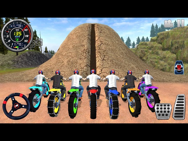 Motocross Impossible Bike Offroad Racing 3D - Extreme Motor Bike Simulator - Android GamePlay #1