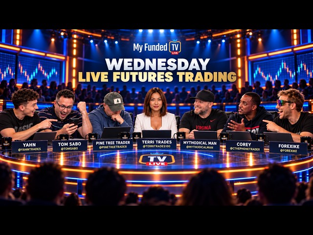 Wednesday: Live Futures Trading & Market Talk | MyFundedTV 10/21/26