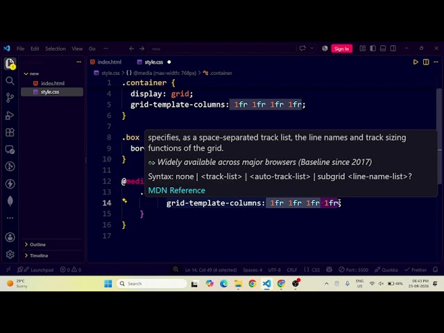 CSS Media Queries & @media Screen Explained | Responsive Web Design Tutorial