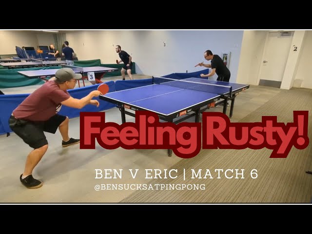 Feeling Rusty in My 6th Match Against Eric! Last Club Day Before the Tournament 🏓😬