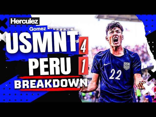 USA 4-1 Peru: The New USMNT Is Here