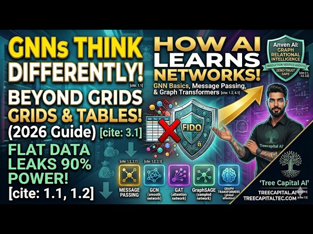 Graph Neural Networks Explained | GCN, GAT, GraphSAGE & GIN | Anven AI