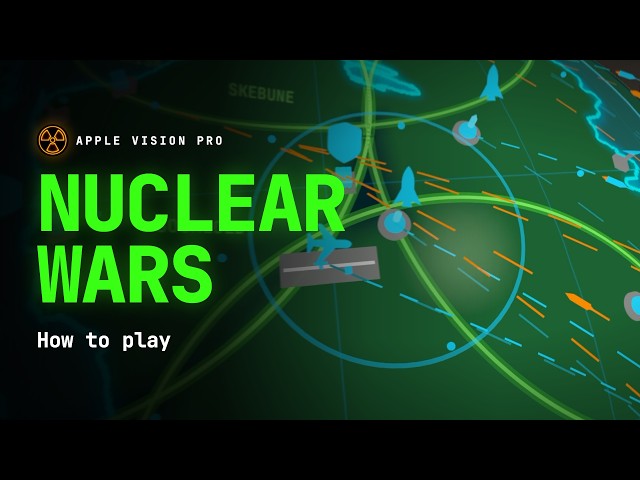 How to play Nuclear Wars on Apple Vision Pro — full gameplay guide