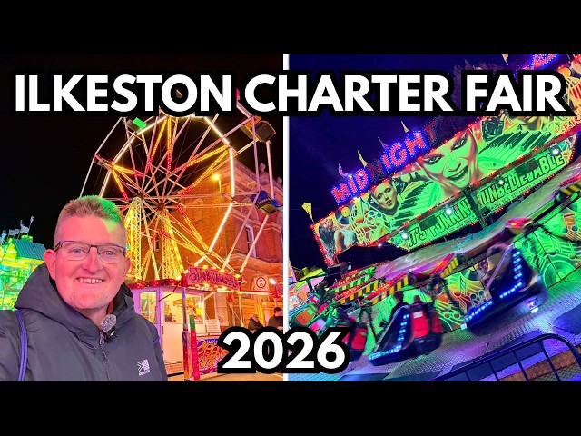 Ilkeston Charter Fair 2026 Vlog - AWESOME Street Fair!