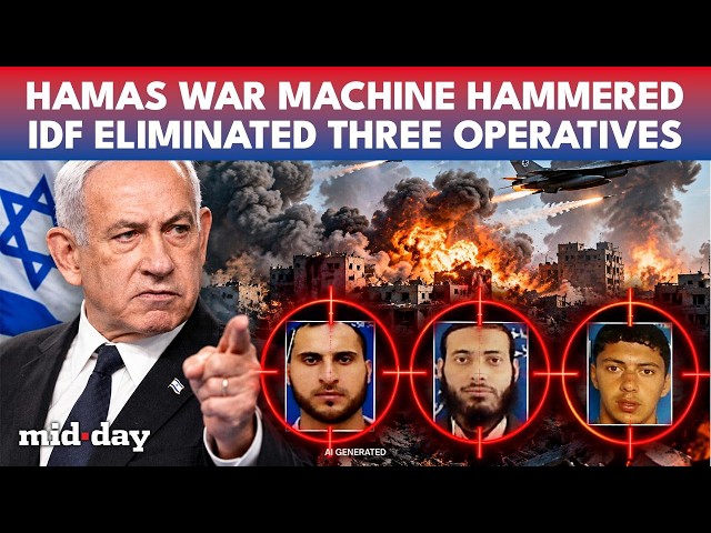 IDF ELIMINATES Three Hamas Operatives In Gaza Strikes As Israel Targets Weapons Network | WATCH