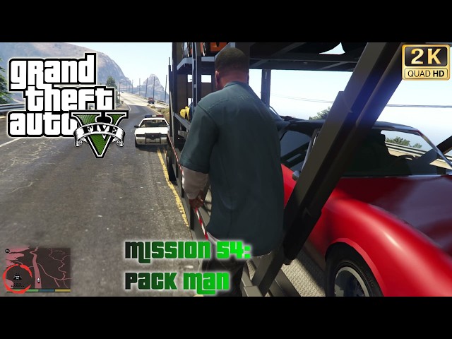 GTA V - Mission 54: Pack Man | No Commentary