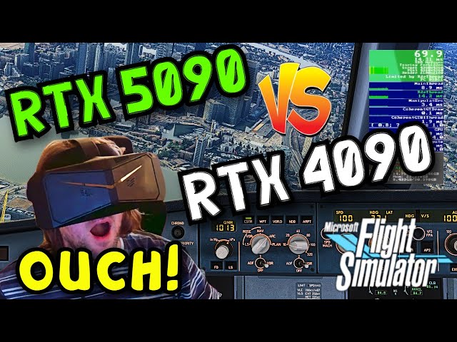The BIG TEST! RTX 5090 vs RTX 4090 VR BENCHMARKS! MSFS 2020 & 2024 The BRUTAL TRUTH! Crystal, Beyond