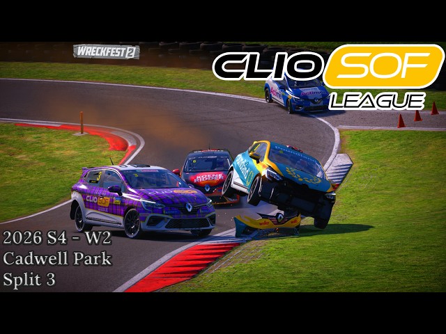 Clio Cup SoF League | S4 2026 - Week 2 | Cadwell Park | Split 3