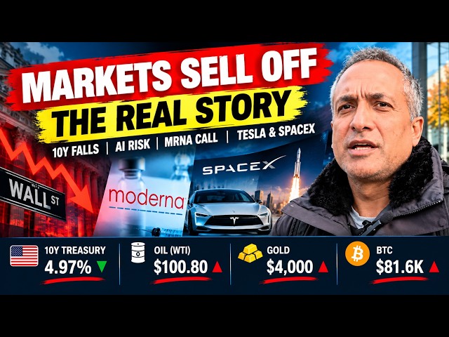 Stocks Sell Off: Why the 10-Year Fell, Our MRNA Call & the AI Risk Nobody Is Pricing In