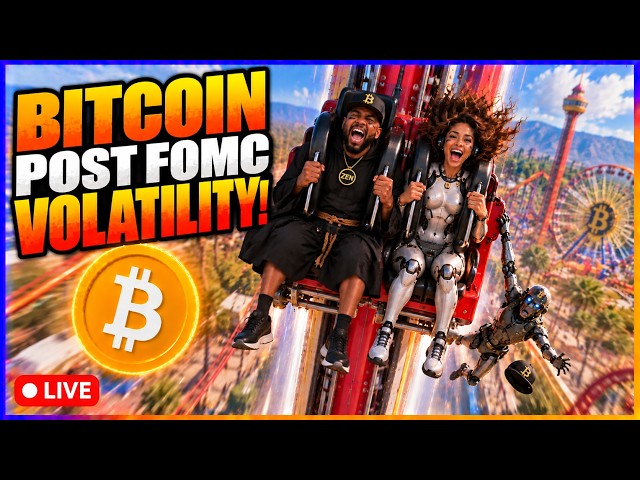 Bitcoin Post FOMC Volatility! Live Trading & TA