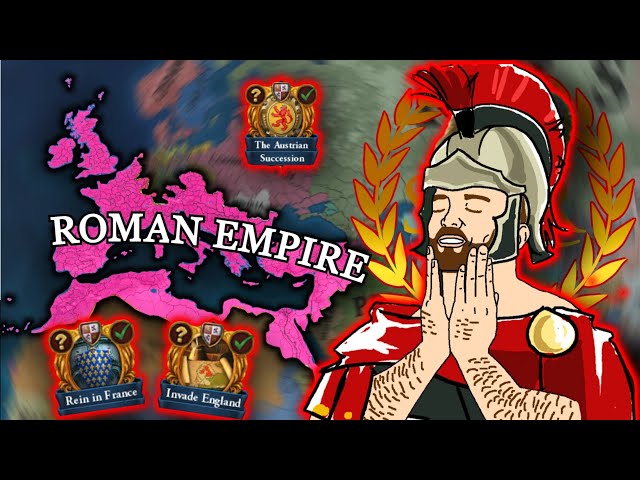I Restore THE ROMAN EMPIRE in EU4 And it was MASSIVE!!!