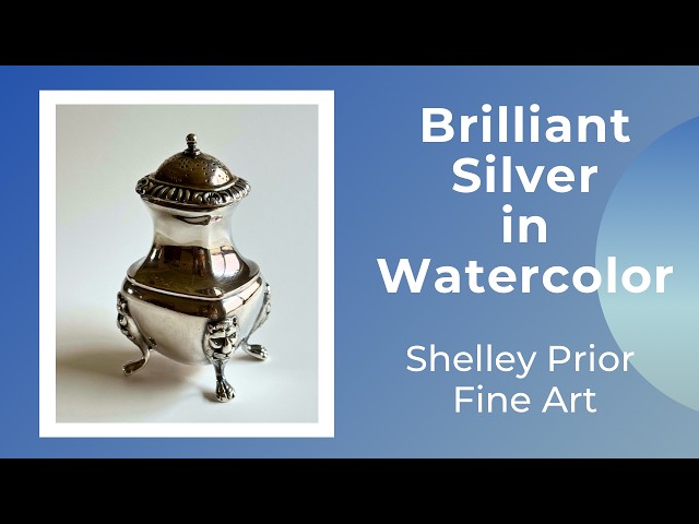 Brilliant Silver in Watercolor